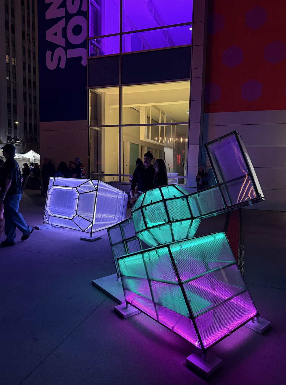 Portable Interactive Light Sculptures created for SJ26