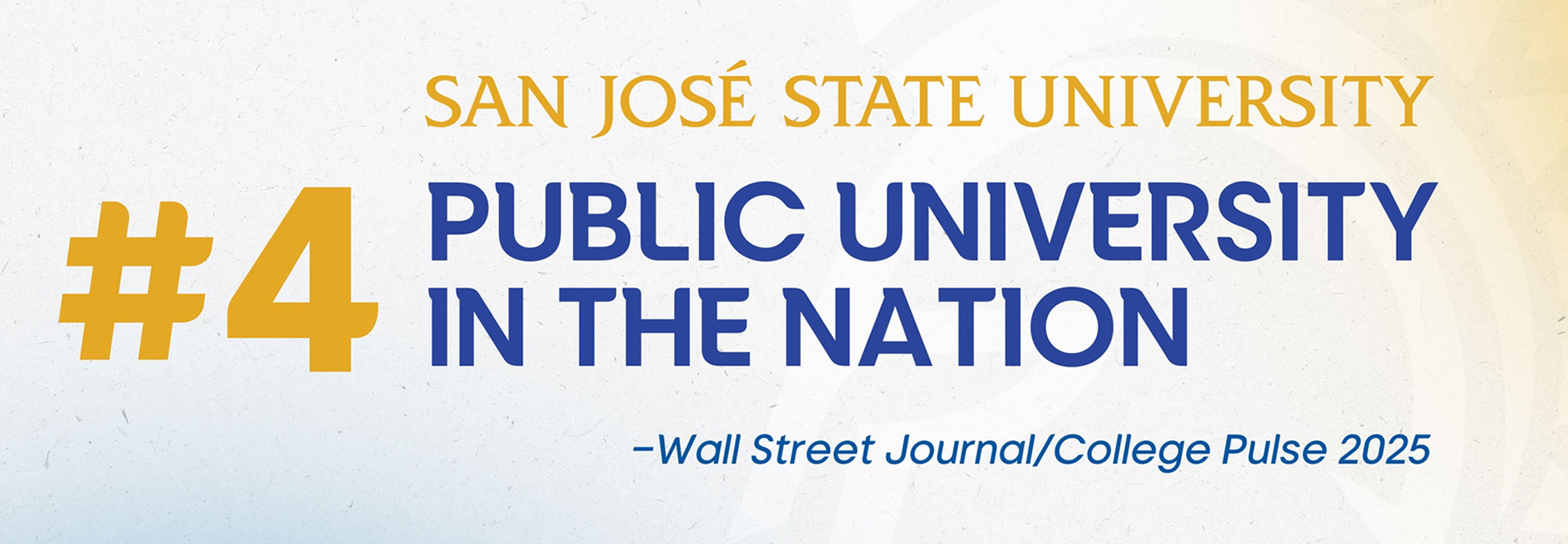SJSU #1 Most Transformative University